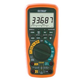 Extech EX542TRMS AC/DC Multimeter/Data Logger, 1000 V/20 A,  -