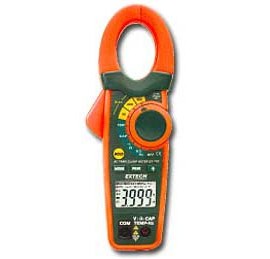 Extech EX720-NIST True RMS Clamp Meter with Temperature and, 800A AC,   -