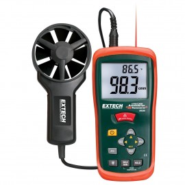 Extech HD300 CFM/CMM Thermo-Anemometer and IR Thermometer-