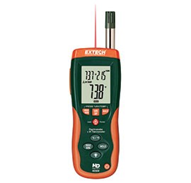 Extech HD550 Psychrometer + IR Thermometer with GPP (g/kg),  -