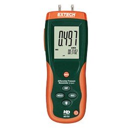 Extech HD755-NIST Differential Pressure Manometer, 0.5PSI,-