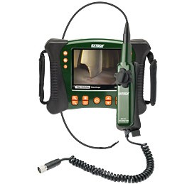 Extech HDV640 HD VideoScope Inspection Camera with Articulating Transmitter/Probe-