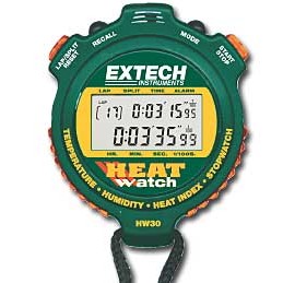 Extech HW30-NISTL Humidity/Thermometer Stopwatch,  -