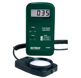 Extech 401027 Pocket-Sized Foot Candle Light Meter, 2000Fc-