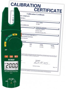 Extech MA160 True RMS AC/DC Open Jaw Clamp Meter + NCV, 200A,  -