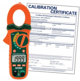 Extech MA430T-NIST TRMS AC Clamp Meter and NCV Detector, 400A,  -