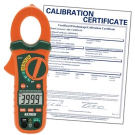 Extech MA435T-NIST TRMS AC/DC Clamp Meter and NCV Detector, 400A,  -