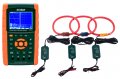 Extech PQ3470-30 3-Phase Power/Harmonics Analyzer/Data Logger with set of 3 flexible CTs, 3000 A-