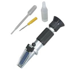 Extech RF11 Portable Sucrose Brix Refractometer with ATC, 0 to 10%-