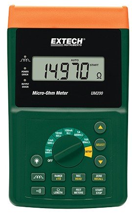 Extech UM200 High Resolution Micro-&amp;Omega; Meter-