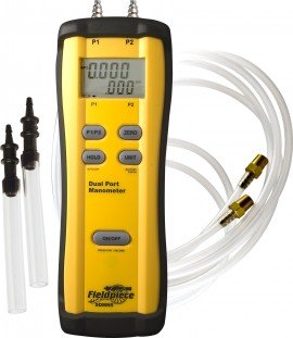 Fieldpiece SDMN5 Differential Pressure Manometer, ±1.5% FS over 32 to 122°F-
