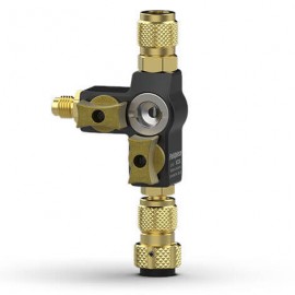 Fieldpiece VC2G Valve Core Removal Tool with Sight Glass, Comfort Spinner and Dual Ball Valves-