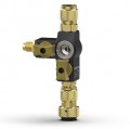 Fieldpiece VC2G Valve Core Removal Tool with Sight Glass, Comfort Spinner and Dual Ball Valves-