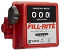 FILL-RITE 807CL Mechanical Flow Meter, 19 to 75 LPM, 3/4" ports-