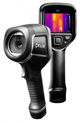 FLIR E5-XT-NIST Thermal Imaging Camera with MSX and Wi-Fi, 160 x 120, -4 to 752&amp;deg;F,-