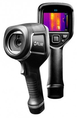 FLIR E5-XT-NIST Thermal Imaging Camera with MSX and Wi-Fi, 160 x 120, -4 to 752&amp;deg;F,-