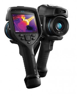 FLIR 78505-0101-NIST E75 Advanced Thermal Imaging Camera with NIST Certificate Calibration and 17 and 10 mm Lenses, 320 x 240 Resolution, 24&amp;deg; x 18&amp;deg; and 42&amp;deg; x 32&amp;deg; FOV-