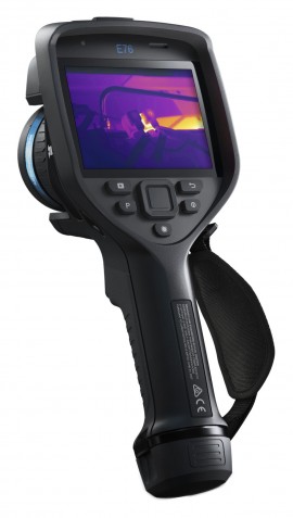 FLIR E76 Advanced Thermal Imaging Camera with 14&amp;deg; lens, 320 x 240, -4 to 1202&amp;deg;F-