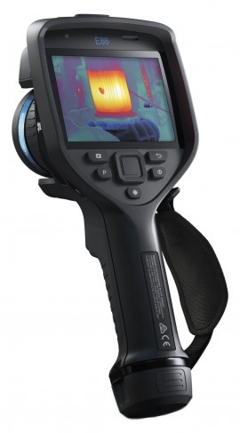 FLIR E86 Advanced Thermal Imaging Camera with 14&amp;deg; lens, 464 x 348, -4 to 2732&amp;deg;F-
