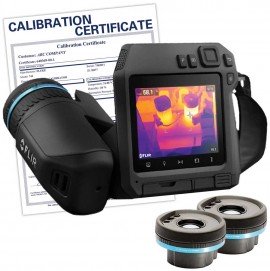 FLIR T530-24-14-42-NIST Professional Thermal Imaging Camera with 24/14/42&amp;deg; lenses, 320 x 240, 4 to 1202&amp;deg;F-