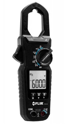 FLIR CM46-NIST Digital TRMS Clamp Meter with K-Type Probe and NIST Certificate Calibration, 600V/400A AC/DC-