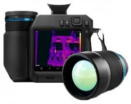 FLIR T840-24-14-42-NIST High-Performance Thermal Imaging Camera with 24, 14, and 42&amp;deg; lenses, 464 x 348,-