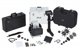 FLIR VS80-KIT-10 Videoscope Kit with 98' plumbing spool camera probe and pipe locator-
