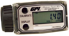 FLOMEC A109LMN100IA1 Nylon A1 Flowmeter, Turbine, 11-190 LPM, ISO-