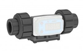 FLOMEC G2 Series Body for the turbine flow meter, pvdf, 1", ISO-