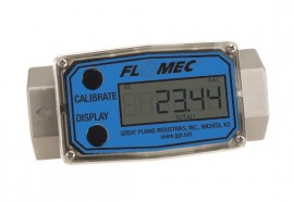 FLOMEC G2S15NQ9GMB Stainless Steel Turbine Flow Meter, 10 to 100 GPM Range-