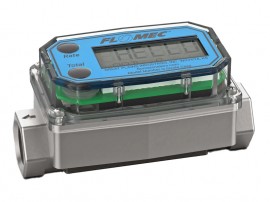 FLOMEC G2S-07-I-Q Turbine Flow Meter with Q9 display, stainless steel body, &amp;frac34;", ISO7-