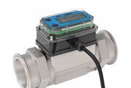 FLOMEC G2S-20-T-42 G2 Series Turbine Flow Meter with stainless steel body and Q9 display, 2&amp;quot;, 4 to 20 mA and pulse output, 2-1/2&amp;quot; tri-clamp, gallon-