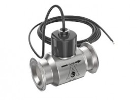 FLOMEC G-200-3A-3 GSCPS Series Turbine Flowmeter 3A with magnetic pickup, stainless steel, 2" tri-clamp, 2" sanitary turbine, 3-wire-