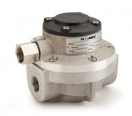 FLOMEC OM025P003-822 Medium Capacity Flow Meter, 1&quot;, PPS Rotor, Teflon Encapsulated Viton O-Ring-