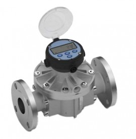 FLOMEC OMA-025-F-R14 OM Medium Capacity Oval Gear Flowmeter with aluminum body, 1", 150-ANSI flange-