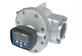FLOMEC OMA-100-F-R40 Oval Gear Flowmeter with aluminum body and 150 ANSI flange, 4&amp;quot;, default to gallon-