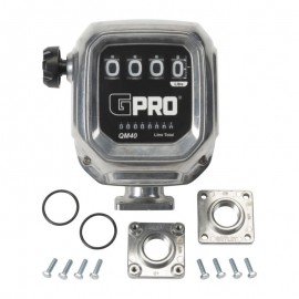 FLOMEC QM40-B-L QM Series Meter, 1" (25 mm), BSPP NPT aluminum, litres-