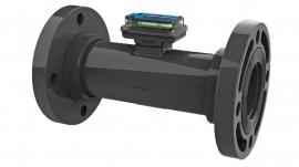 Flomec TM40FQ9GME TM Series Water Meter, 4" ANSI flange, Q9 2-button computer-