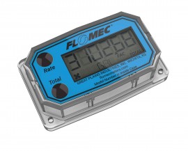 FLOMEC AQUAsonic Series Display for the saddle ultrasonic flow meter, UM, Q9, 10&amp;quot; pipe, gallon-