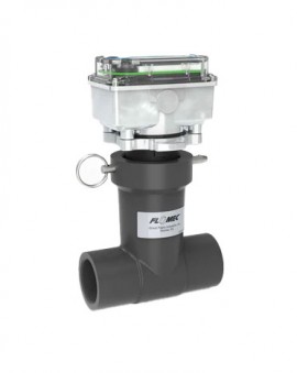FLOMEC UM-040-S-Q AQUAsonic Ultrasonic Flow Meter for Tee with Q9 display, UM, PVC, socket, 1-1/2&amp;quot;, gallon-