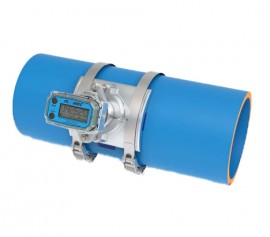 FLOMEC UM-300-PIP-Q AQUAsonic Ultrasonic Flow Meter for saddles with Q9 display, UM, 12&amp;quot; PIP, gallon-