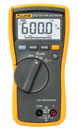 Fluke 113 True RMS Utility Multimeter with VCHECK-