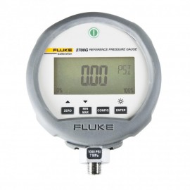 Fluke 2700G Series Digital Reference Pressure Gauge, -12 to 500 psi, 4.5" dial, ¼" NPT male, bottomcast ZNAL housing-