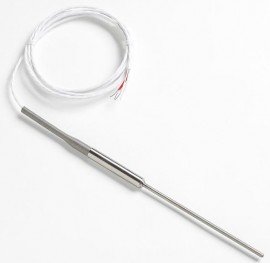 Fluke 5615-6-I Secondary Reference Temperature Standards with INFO-CON for 1521/1522 Handheld Thermometers, 6 x 0.188in-