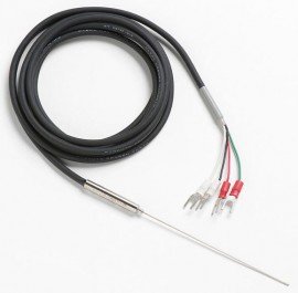 Fluke 5622-32-J Fast Response Platinum Resistance Thermometer (PRT) with Banana Plugs, 0.13in, 6ft Lead-