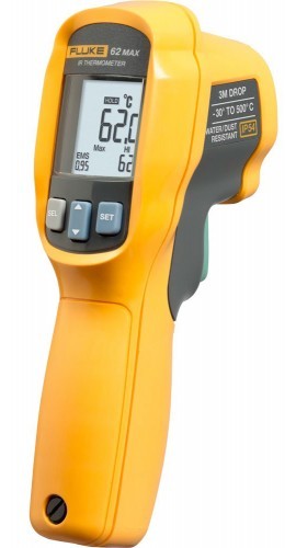 Fluke 62MAX CAL Infrared Thermometer with calibration certificate-
