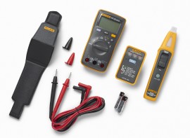 Fluke 107 DMM and BK120 Breaker Finder Kit, CAT III-