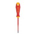 Fluke ISLS5 Insulated Slotted Screwdriver, 0.16 x 4&quot;, 1000 V-