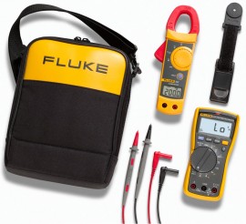 Fluke 117/322 Electricians Multimeter and Clamp Meter Combo Kit-