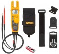 Fluke T6-1000 Electrical Tester with TPAK Magnetic Meter Hanger Kit-